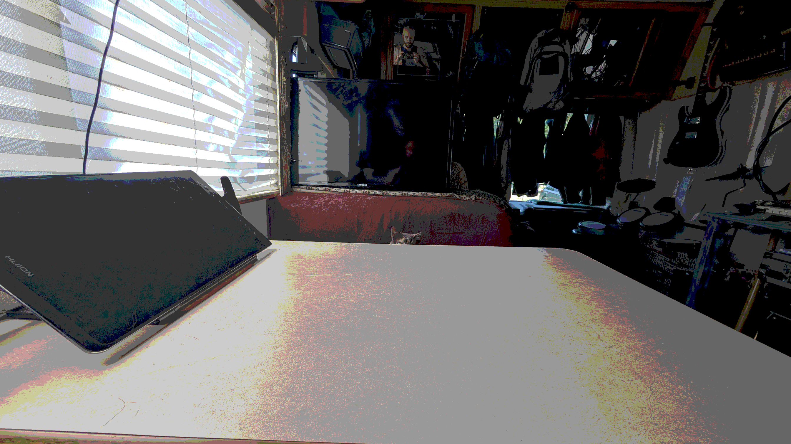 Sitting At The Dining Table